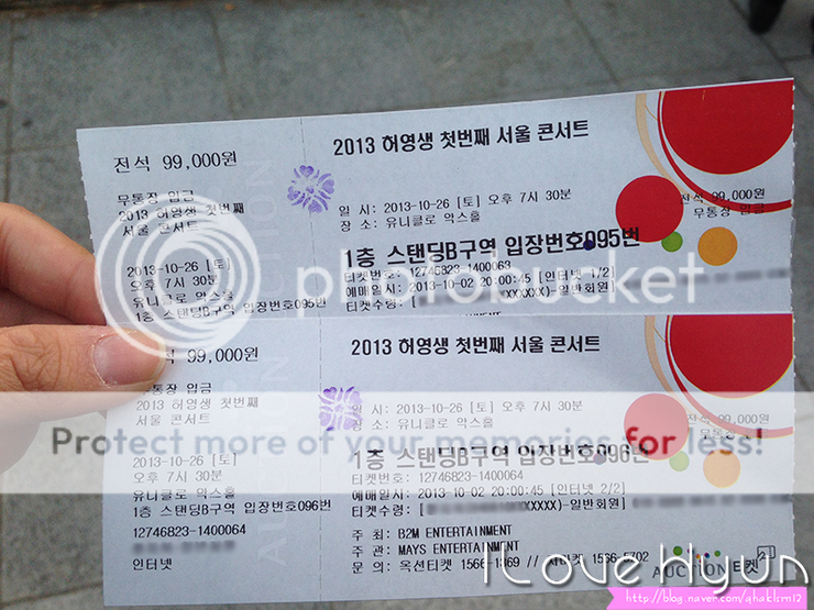 Хо Йонг Сенг – Концерт в Сеул 2013 ~ 0513 MY STORY HYScon