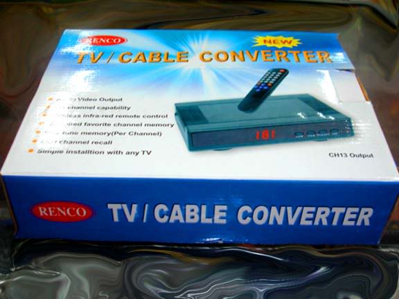 RENCO TV CONVERTER. DSC07019