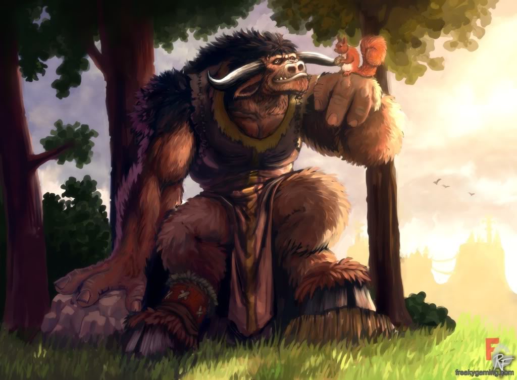 Hình Warcraft , World of Warcraft, hình hero Dota, Warcraft Wallpaper cực đẹp ( phần 2 ) - Page 36 Tauren_squirrel