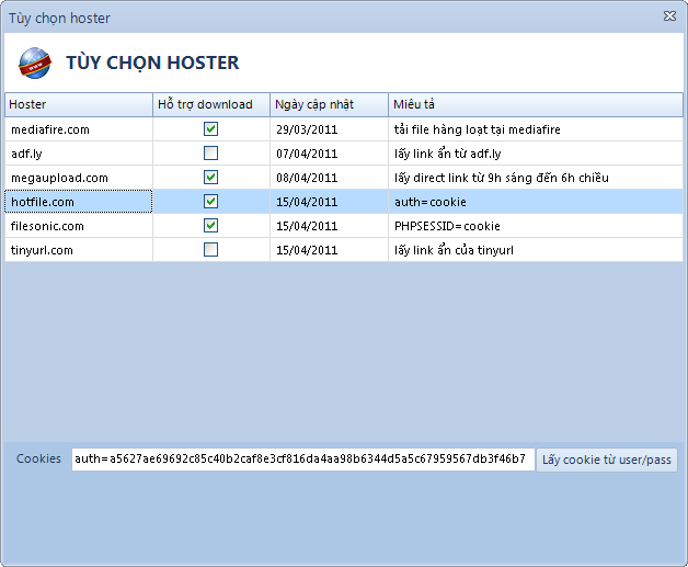 MEDIAFIRE GETTER .NET V3 - Chương trình tải hàng loạt từ MF mới MG014