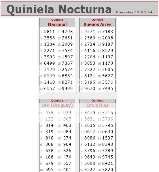 MIÉRCOLES  19 DE MARZO DE 2014 - Por favor pasen sus datos, pálpitos y comentarios de quiniela AQUÍ para hacerlo más ágil. Gracias.♣ NOCTURNA19-3_zpsc9b53f0a