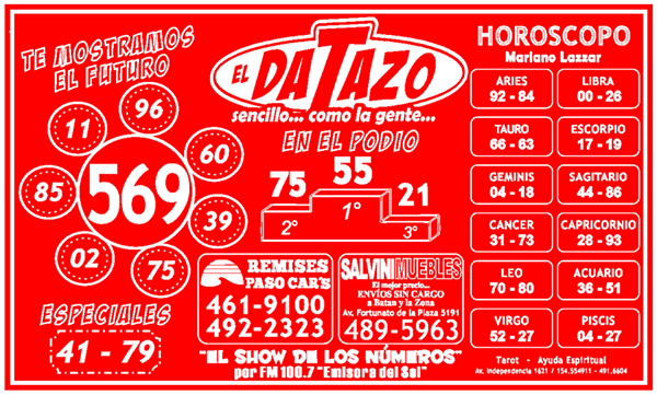 DATOS SEMANALES DESDE EL 06/10/14 al 11/10/14 inclusive.♦ Datazo_zps45f93f8e