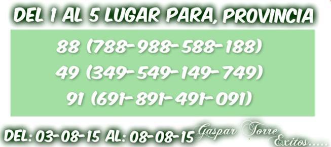 DATOS SEMANALES DESDE EL 03/08 al 08/08/2015 inclusive.♦ 11811505_1630638680513618_432992084721250295_n_zps3cuczvds