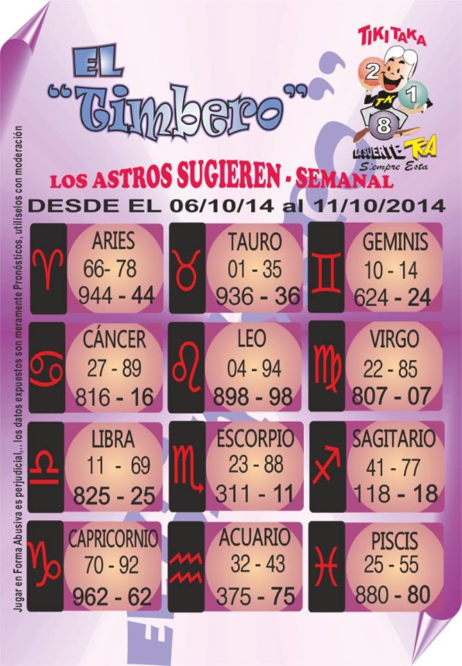 DATOS SEMANALES DESDE EL 06/10/14 al 11/10/14 inclusive.♦ 10410717_773234672733134_4909188861156336985_n_zpsfd219cfc