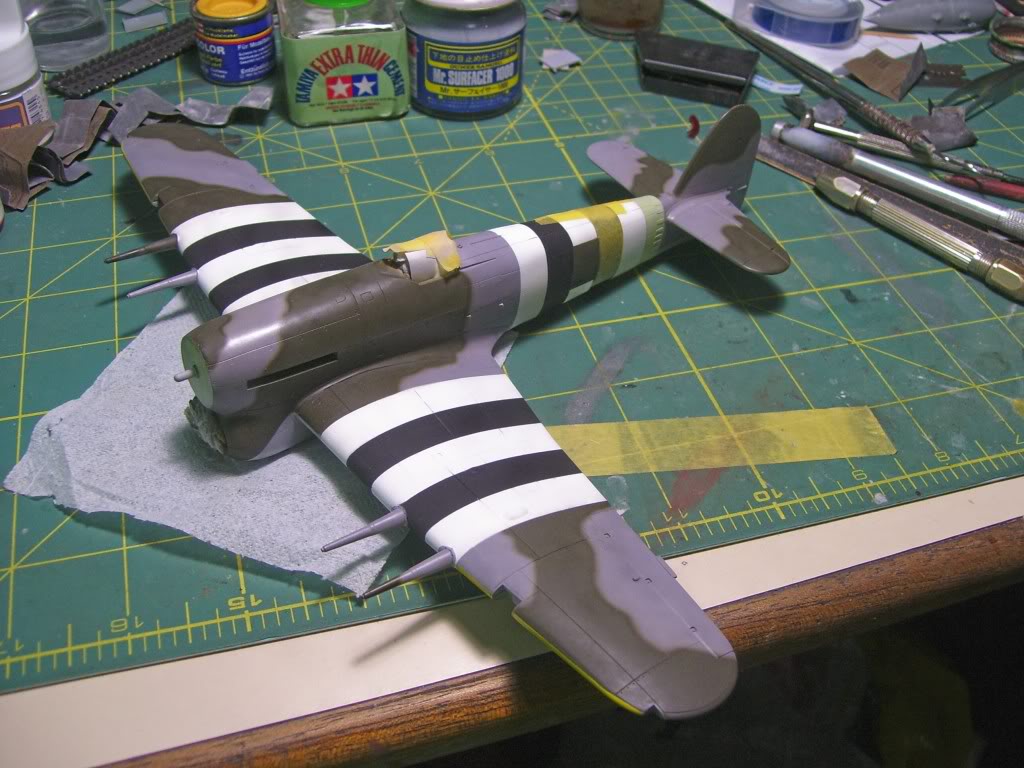 Hawker Typhoon Tear Drop Canopy 1/48 Hasegawa (Terminado) - Página 2 TyphoonsegundafasedelCamu1