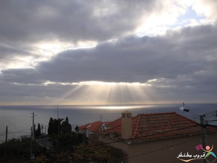 صور نادرة في جزيرة Madeira وهي توضح صورأشعة الشمس وهي تختفي تدريجيا بسبب الغيوم Mtncc1_00000-3