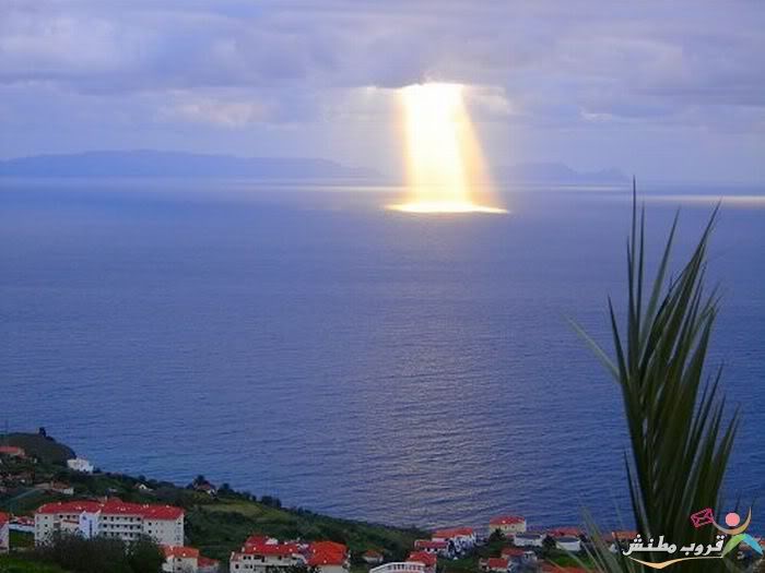 صور نادرة في جزيرة Madeira وهي توضح صورأشعة الشمس وهي تختفي تدريجيا بسبب الغيوم Mtncc1_00005