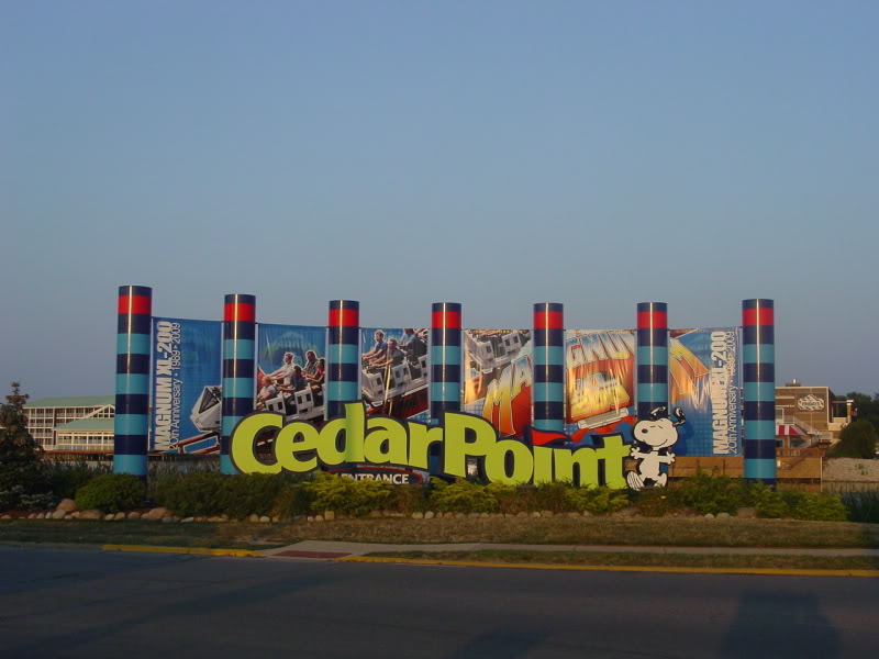 My Cedar Point/Kings Island Vacation - 8/15-17, 2009 CedarPointsign1