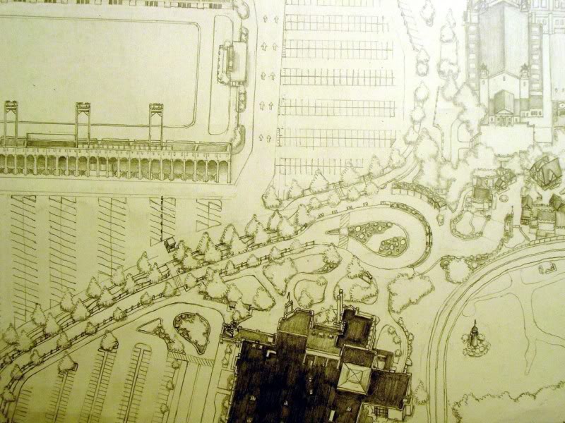 My completed drawing of Hersheypark (for now) DSC06566