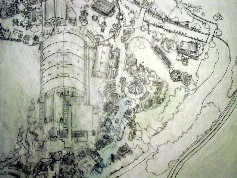 My completed drawing of Hersheypark (for now) DSC06835-1