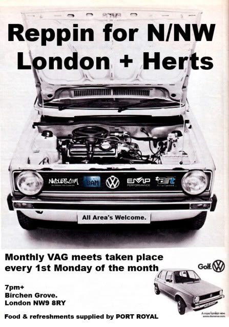 NWDubs Monthly London VAG Meet ** New Date ** June 6th NWD2