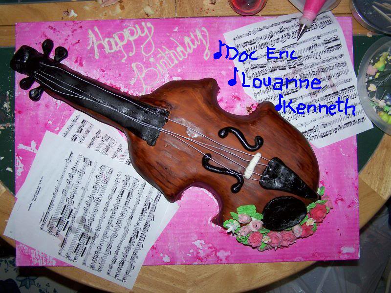 Birthday Thread Violincake