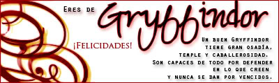 Elección de casa Griffindorbanner