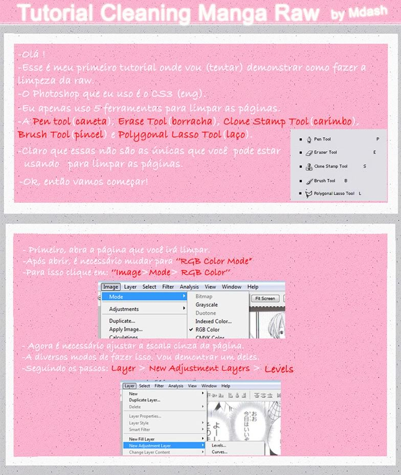 Tutorial Cleaning  Mangá (Básico) 001