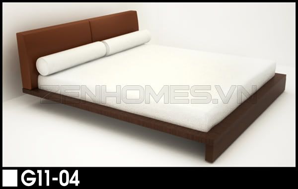 giường gỗ, giường ngủ, giường đôi [ZENHOMES FURNISHING ] G11-04