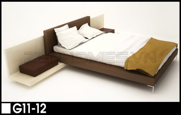 giường gỗ, giường ngủ, giường đôi [ZENHOMES FURNISHING ] G11-12