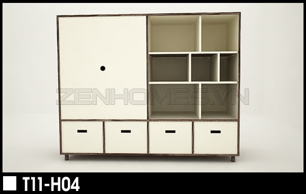 Tủ quần áo,tủ TV,tủ đầu giường Zenhomes T11-H04