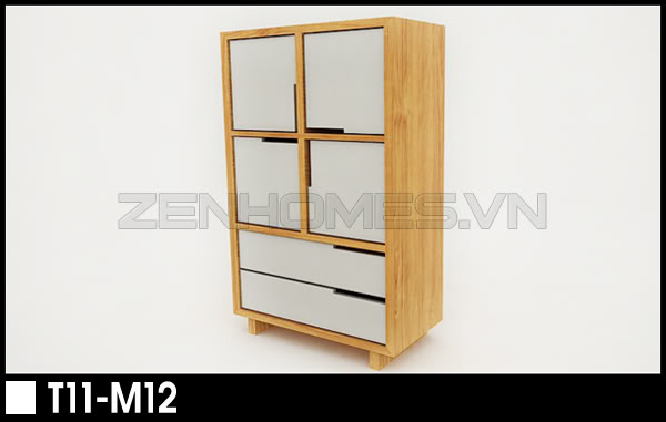 Tủ quần áo,tủ TV,tủ đầu giường Zenhomes T11-M12