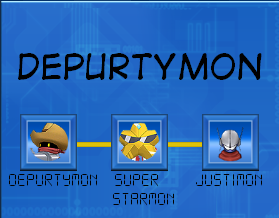 Digimon evolutions. Depurtymon