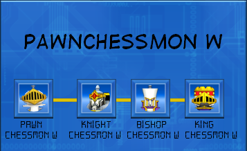 Digimon evolutions. PawnChessmonW