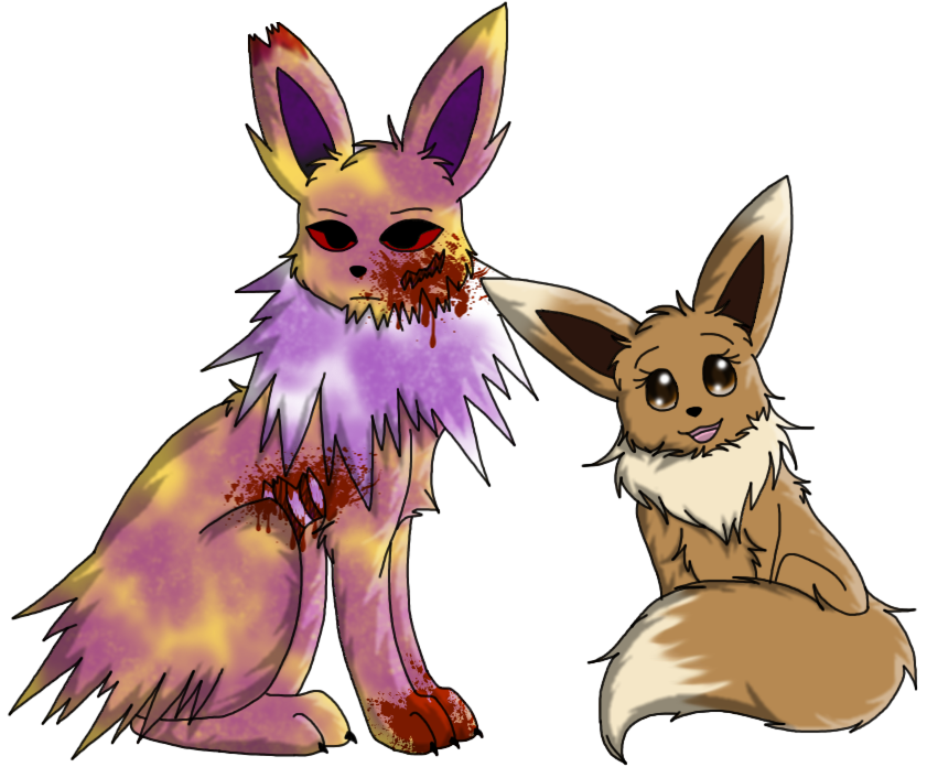 Miyu the Eevee and Rebel the Undead Jolteon (Olivine, Ace) MiyuampRebel_zpsfc9d7696