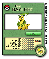 CP - CONTROLE POKÉMON 153-bayleef