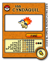 CP - CONTROLE POKÉMON 155-cyndaquil