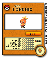 CP - CONTROLE POKÉMON 255-torchic