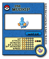 CP - CONTROLE POKÉMON 258-mudkip