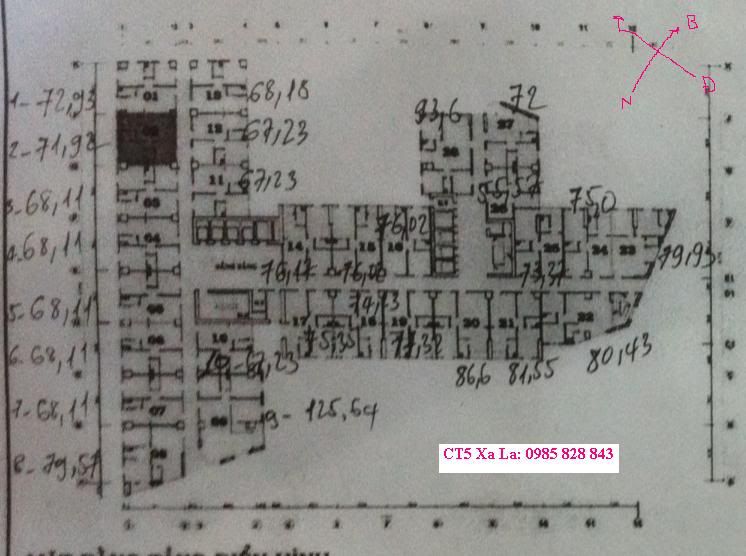 VIC/ Bán chung cư CT6 Xa La hà đông./ chung cư CT4 Xa la hàng chính chủ Ct5xala