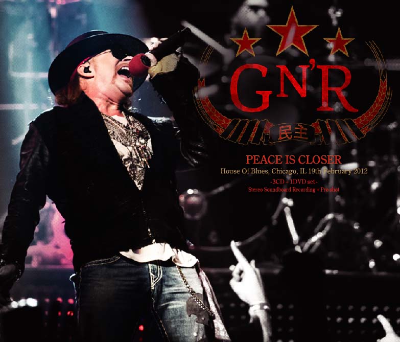 [CD-R] Guns N' Roses @ Peace Is Closer(3CDR+1DVDR) [Invisible Works Records-090] *Soundboard* FRONT-106