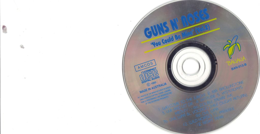 [CD-R] Guns N' Roses @ "You Could Be Mine Vol.2" SoundBoard Cd