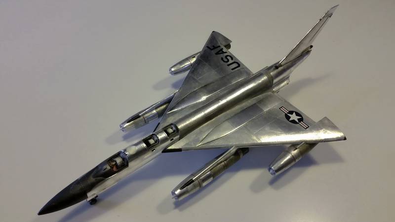 MWP Project  "Hustler" : Convair B-58 Monogram kit 1/48 scale model : Nuclear bomber of the "Cold War" 20150602_143711