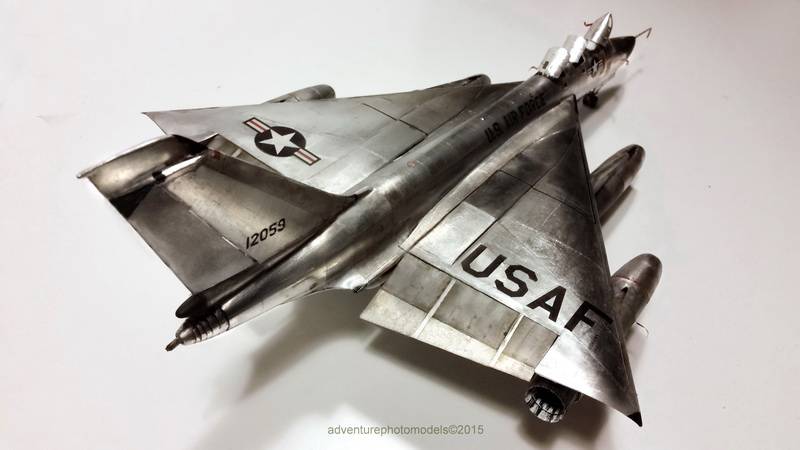 MWP Project  "Hustler" : Convair B-58 Monogram kit 1/48 scale model : Nuclear bomber of the "Cold War" 20150611_204334