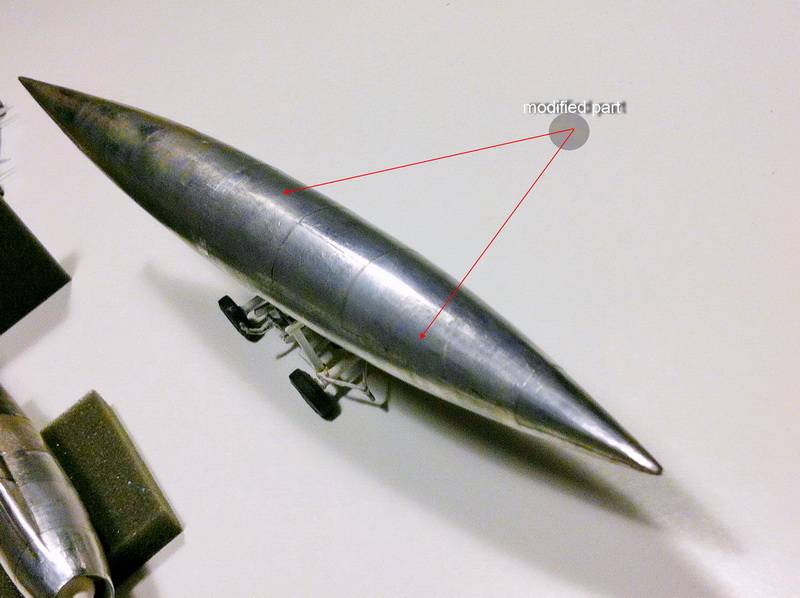 MWP Project  "Hustler" : Convair B-58 Monogram kit 1/48 scale model : Nuclear bomber of the "Cold War" Pod__20