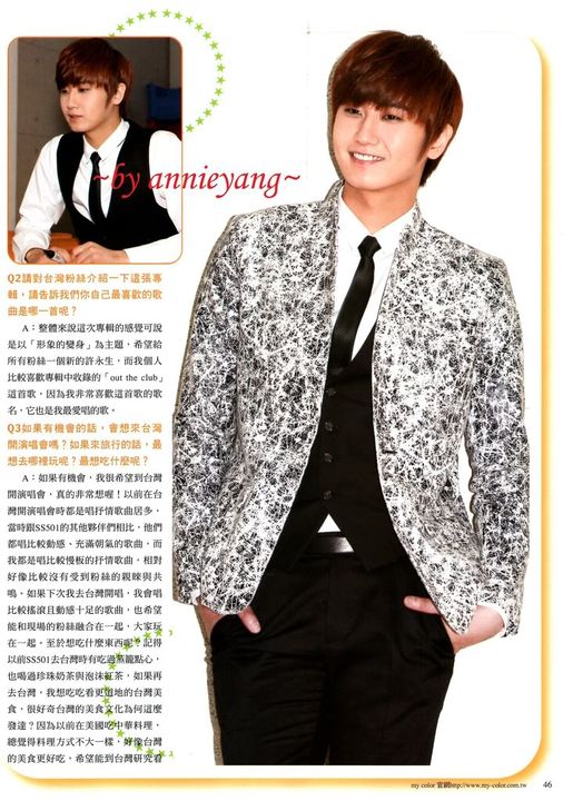 [scans] Hyun Joong, Young Saeng & Hyung Jun – Color Magazine July 2011 Issue 87756066