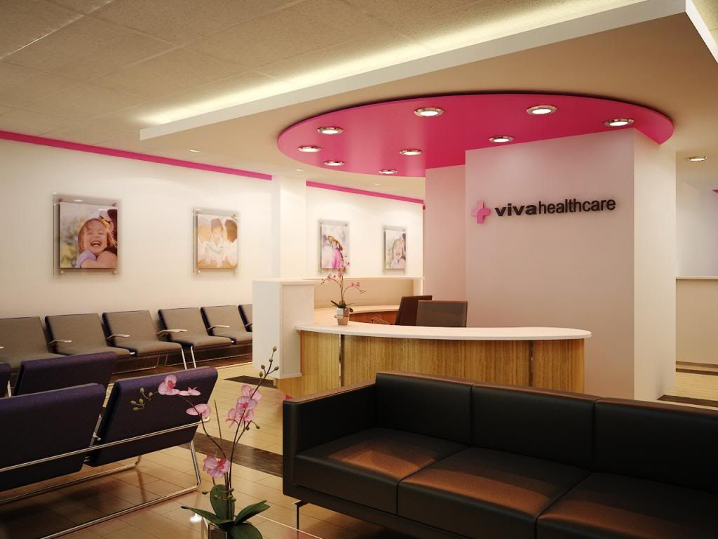 Pink Clinic VIVAHEALTHCAREINTERIORPERSPECTIVE_VIEW2_DEC62012