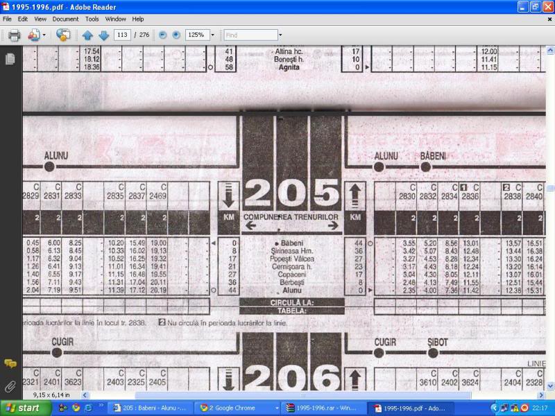 205 : Babeni - Alunu 205