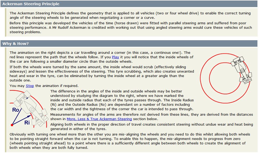 steering - 101 on Steering! Caster - Camber - Toe and KIP and what it does. (Old Video). Ackerman_princ_zps41bb4ef3