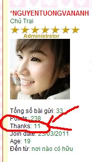 Hướng Dẫn Thanks Bài Viết Thansk1