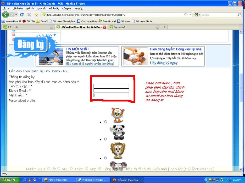Hướng Dẫn Đăng kí tham gia diễn đàn Untitled3