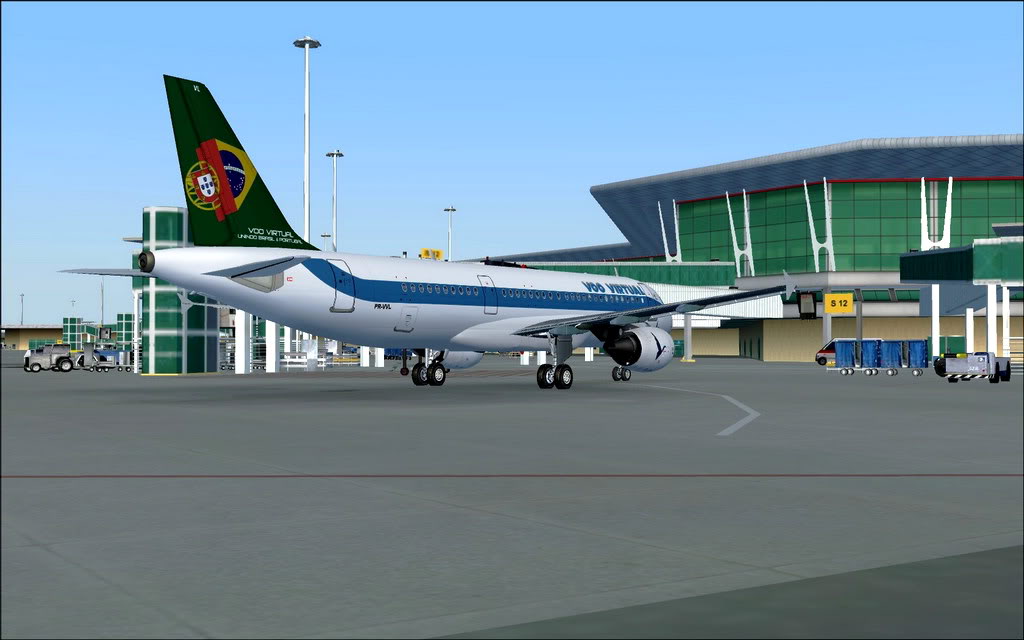 [FS9] A320 da Voo Virtual do Porto LPPR para Madrid LEMD A320_VV01