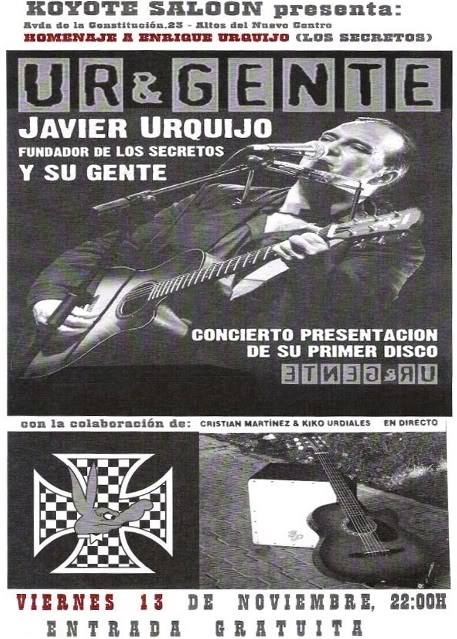 Carteles Homenaje a Enrique Urquijo H4