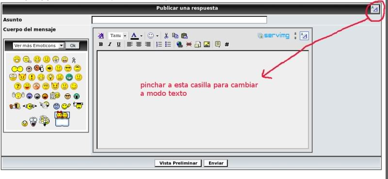 SOLUCIONADO EL PROBLEMA CON LOS "EMOTICONOS" Mala