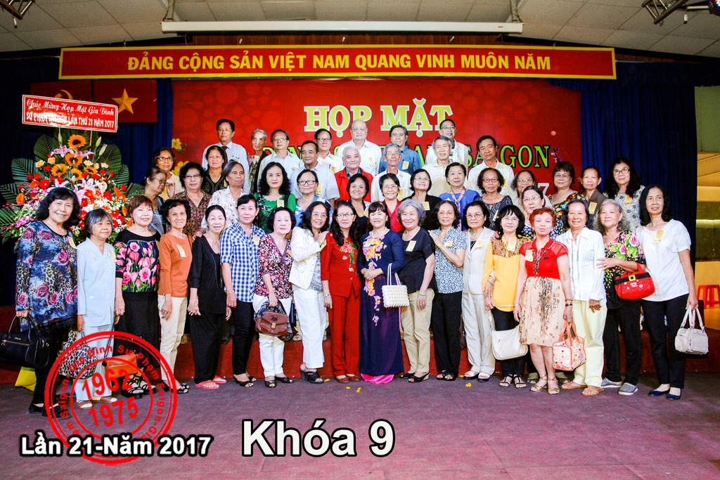 Họp Mặt Lần Thứ 21-Năm 2017-Thầy Cô và Các Khóa 08DC%209