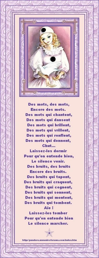 ARCHIVES DE POESIES ET TEXTES N° 1 - Page 16 3dd43bc4