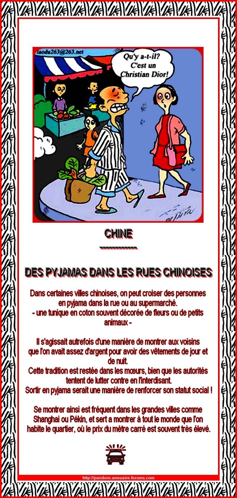 CHINE - DES PYJAMAS DANS LES RUES CHINOISES 61b71e17