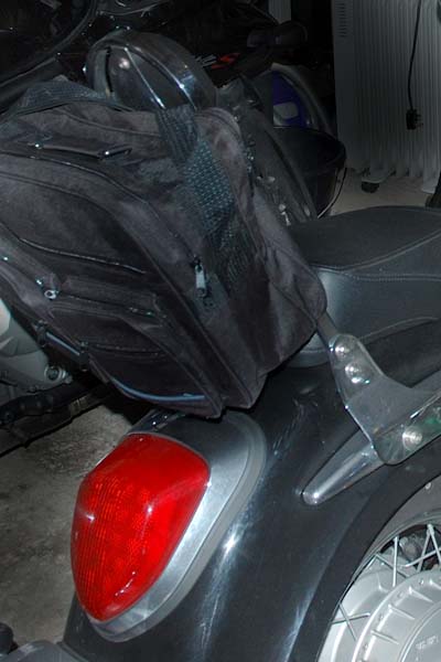 * Suzuki C800, Sissy Bar & Rack * Highway Hawk * Bag1