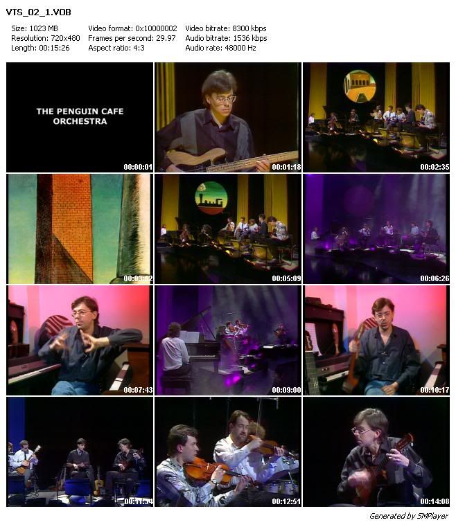  The Penguin Cafe Orchestra - Still Life At The Penguin Cafe (2008) DV S21PenguinCafe_StillLifeDVD9