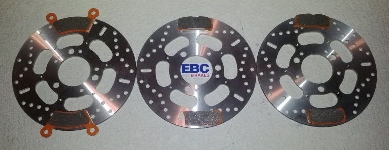 EBC DISCOS DE FRENO Y PASTILLAS PARA SPYDER RS Y RT EBCRotors